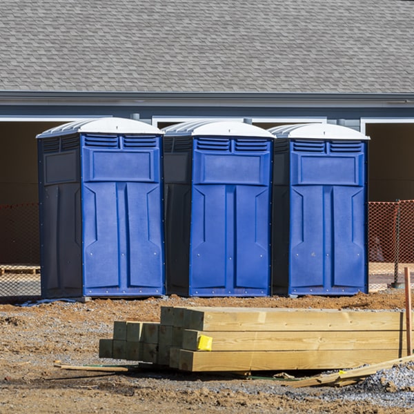 can i customize the exterior of the porta potties with my event logo or branding in Arlington Heights Ohio